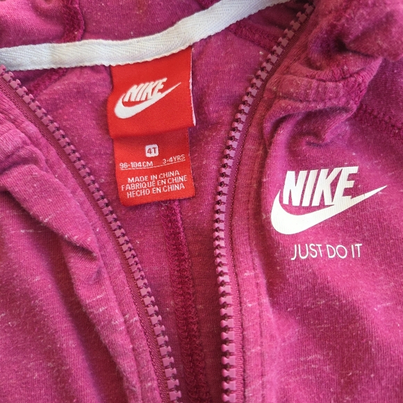 4t Nike Full Zip Hoodie Lightweight - Picture 4 of 4